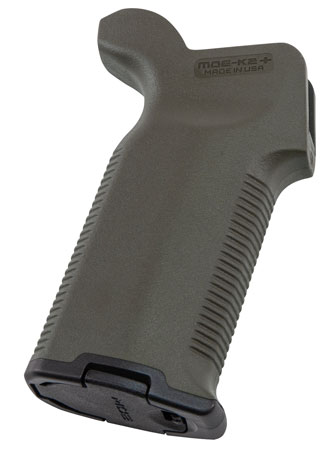 [873750001333] Magpul MAG532-ODG MOE-K2+ Grip OD Green Polymer for AR-15, AR-10, M4, M16, M110, SR25