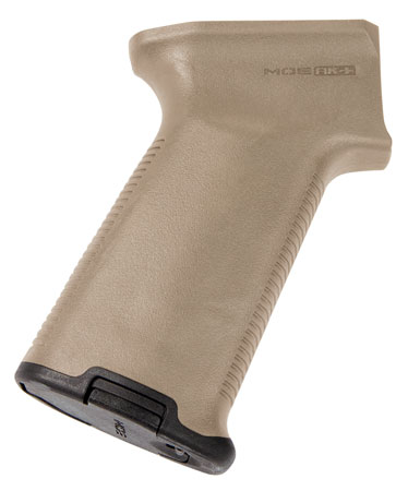 [873750004105] Magpul MAG537-FDE MOE+ Grip Flat Dark Earth Polymer with OverMolded Rubber for AK-47, AK-74