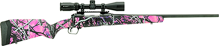 [011356573384] Savage Arms 57338 110 Apex Hunter XP 7mm-08 Rem 4+1 20", Matte Black Metal, Muddy Girl Synthetic Stock, Vortex Crossfire II 3-9x40mm Scope