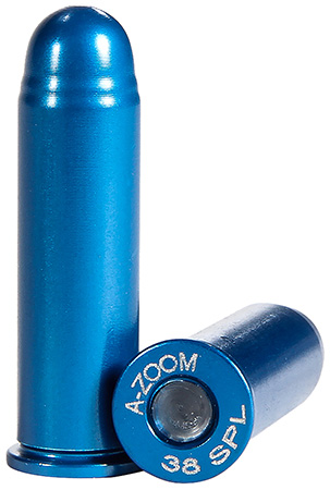 [666692163180] A-Zoom 16318 Blue Snap Caps Revolver 38Special 12Pack