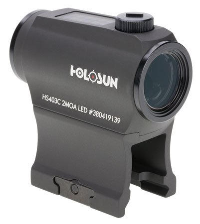 [760921087374] Holosun HS403C 403  Black Anodized 1 x 20 mm 2 MOA Red Dot