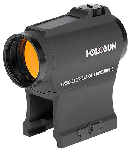 [605930624540] Holosun HS503CU 503  Black Anodized 1 x 20 mm 2 MOA Red Dot/65 MOA Circle Multi Reticle