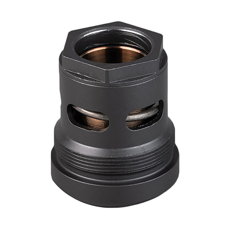 [816413023761] SilencerCo AC2447 3-Lug Mount  9mm Luger Steel Black