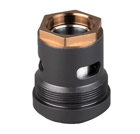 [816413023778] SilencerCo AC2448 3-Lug Mount  45 ACP Black Steel