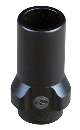 [816413025208] SilencerCo AC2607 3-Lug Muzzle Device 9mm Luger 1/2"-36 tpi Steel