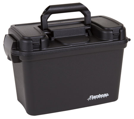 [071617027636] Flambeau 6430SD Tactical Dry Box Removable Tray  &  Storage Compartment Black Polymer