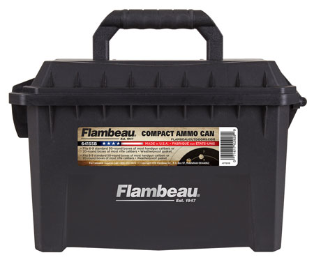 [071617029289] Flambeau 6415SB Compact Ammo Can 223Rem/5.56NATO Black 20rd Boxes