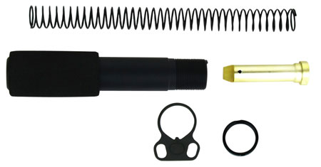 [811261023734] TacFire MAR049B Buffer Tube Kit Mil-Spec AR-15 Black Aluminum AR-Pistol Platform