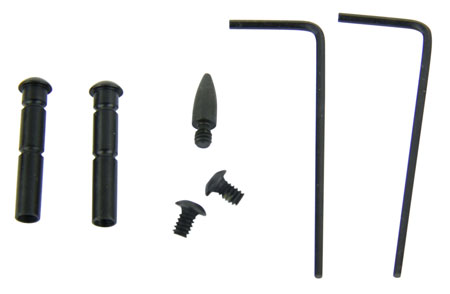 [811261028128] TacFire MAR108 Anti-Walk Pin Set  Black Steel AR-15