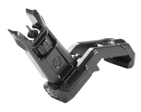 [873750000329] Magpul MAG525-BLK MBUS Pro Offset Sight Front  QPQ Melonited Steel Construction for AR-15