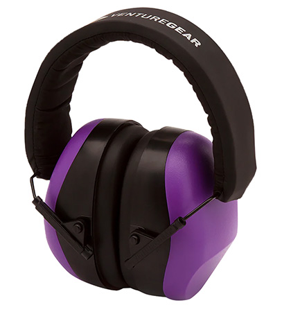 [811907025351] Pyramex VGPM8065C Venture Gear V80 Muff Foam 26 dB 32 dB Over the Head Purple/Black Adult 1 Pair