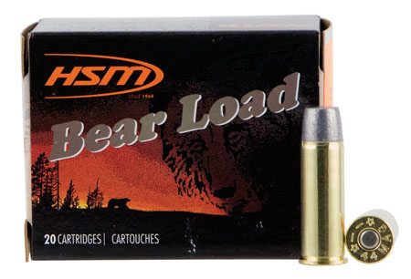 [810742026424] HSM 44M15N20 Bear Load  44 Rem Mag 305 gr Wide Flat Nose 20 Per Box/ 20 Case