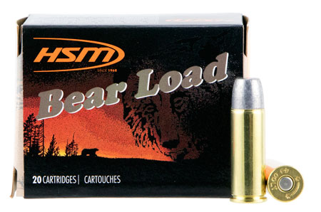 [810742026431] HSM 45C7N20 Bear Load  45 Colt 325 gr Wide Flat Nose 20 Per Box/ 20 Case