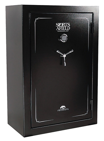 [813204021333] Sports Afield SECSA5940P Preserve SA5940P Keypad/Key Entry Black Textured Steel Holds 40 + 8 59" H x 40" W x 22" D Fireproof- Yes