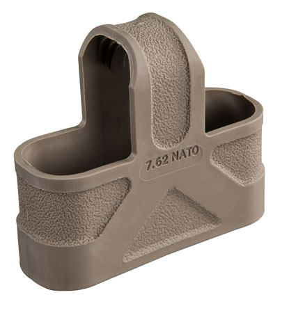[873750000121] Magpul MAG002-FDE Original Magpul  Made of Rubber w/ Flat Dark Earth Finish for 7.62x51mm NATO Mags/ 3 Per Pack