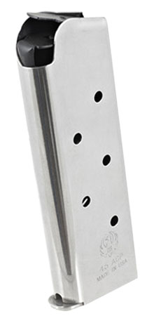 [736676906642] Ruger 90664 SR1911 Officer 7rd 45 ACP Stainless Steel