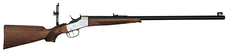 [8029874018012] Davide Pedersoli 010S822457 Rolling Block Creedmoor #2 Full Size 45-70 Gov 1rd, 30" Blued Round Steel Barrel, Blued Steel Receiver, Walnut Fixed Stock, Double Set Trigger, Right Hand