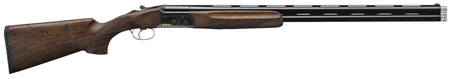 [8057829612282] F.A.I.R. FRDC411230 Carrera One  Full Size 12 Gauge Break Open 2.75" 2rd 30" Black Over/Under Vent Rib Barrel, Black Stainless Steel Engraved Receiver, Fixed Walnut Stock, Right Hand
