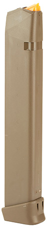 [764503027390] Glock 47463 G17/34  33rd 9mm Luger Glock 17/19/26/34/45 Flat Dark Earth Polymer