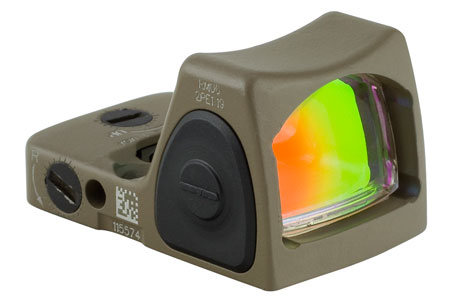 [719307614475] Trijicon 700696 RMR Type 2 Flat Dark Earth 1 x  0.89" x 0.67" 3.25 MOA Red Dot