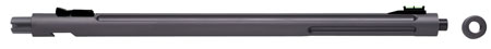 [879971006461] Tactical Solutions 1022SGMG X-Ring Barrel 22 LR 16.50" Gunmetal Gray Finish  Aluminum Material Bull with Fluting, Threading  &  Sights for Ruger 10/22
