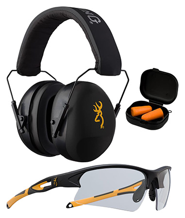 [023614038009] Browning 126368 Range Kit  Foam Plastic with Foam 27 dB 36 dB Over the Head Orange Black Adult