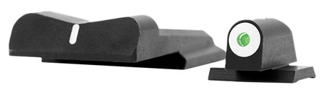 [647533036337] XS Sights SW0019S3 DXW Big Dot Night Sights-Smith  &  Wesson  Black | Green Tritium White Outline Front Sight White Stripe  Rear Sight