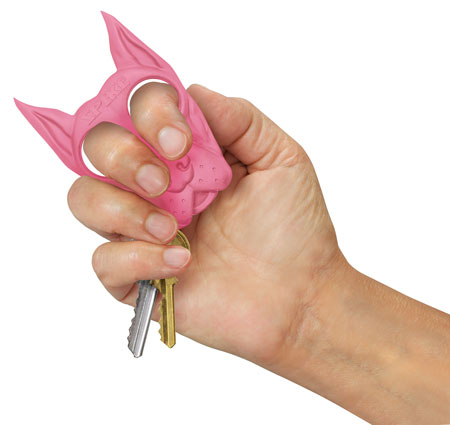 [797053004788] PSP SPIKEPK Spike Key Chain  Pink ABS Plastic