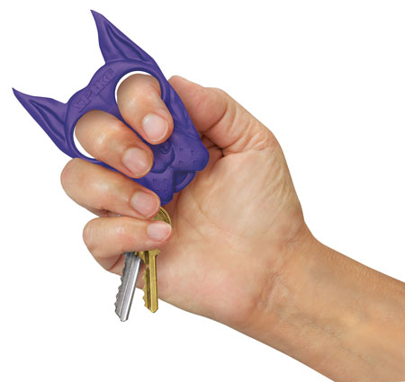 [797053004801] PSP SPIKEPU Spike Key Chain  Purple ABS Plastic