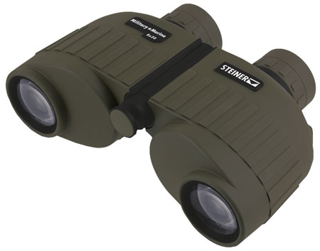 [840229103102] Steiner 2033 Military-Marine  8x30mm Porro Prism, Sports-Auto Focus, OD Green Makrolon w/Rubber Armor