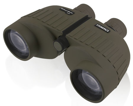 [840229103140] Steiner 2038 Military-Marine  7x50mm Porro Prism, Sports-Auto Focus, OD Green Makrolon w/Rubber Armor
