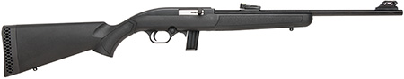 [884110370723] Mossberg 37072 702 Plinkster Full Size 22 LR 10+1 18" Blued Steel Barrel, Blued 3/8" Dovetail Receiver, Black Fixed Synthetic Stock, Right Hand