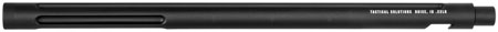[856365001097] Tactical Solutions 1022TEMB X-Ring Barrel 22 LR 16.50" Matte Black Finish Aluminum Material Bull with Fluting  &  Threading for Ruger 10/22