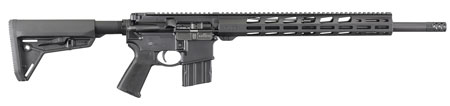 [736676085224] Ruger 8522 AR-556 MPR 450 Bushmaster 18.63" 5+1 Black Hard Coat Anodized Adj Magpul MOE SL Stock