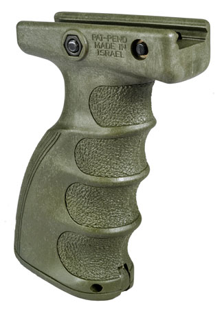 [7290105945006] FAB Defense FXAG44SG AG-44S Quick Release Ergonomic Foregrip Compatible w/1913 Mil-STD Picatinny Rail OD Green Reinforced Polymer