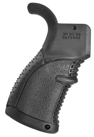 [7290105941817] FAB Defense FXAGR43B AGR-43 Ergonomic Rubberized Pistol Grip for AR-15/ M16/ M4 Black Polymer
