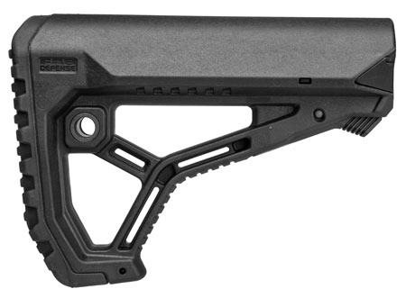 [7290105944757] FAB Defense FXGLCOREB GL-Core  Buttstock for AR-15/ M4 Black Fiberglass Reinforced Polymer