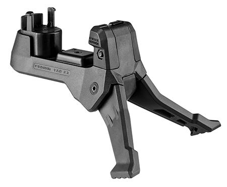 [7290105943941] FAB Defense FXTARPODB TAR-Podium  Quick Deployment Bipod for TAR 21 Models Black Reinforced Polymer