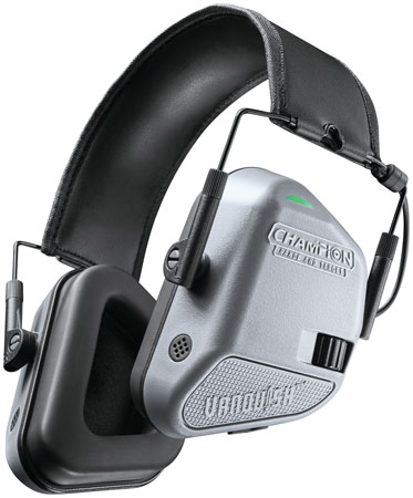 [604544631227] Champion Targets 40978 Vanquish Muff Over the Head Rechargeable Li-ion  Gray/Black