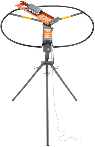 [076683409065] Champion Targets 40906 SKYBird 3/4 Cock Trap w/Tri-Pod Stand Silver Manual Cocking Single