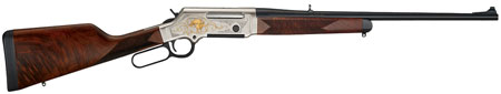[619835300157] Henry H014WL308 Long Ranger Wildlife Full Size 308 Win 4+1 20" Blued Steel Barrel, Engraved Nickel-Plated w/24K Gold Inlay Steel Receiver, American Walnut Stock Right Hand