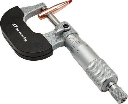 [090255500721] Hornady 050072 Micrometer  Silver Metal