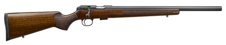 [806703023427] CZ-USA 02342 CZ 457 Varmint Full Size 17 HMR 5+1 20.50" Black Nitride Heavy Barrel Black Nitride Steel Receiver Turkish Walnut Fixed Varmint-Style Stock Right Hand