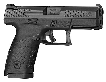 [806703015316] CZ-USA 01531 P-10 C  Compact Frame 9mm Luger 10+1 4.02" Black Stainless Steel Barrel, Black Nitride Serrated Steel Slide, Black Polymer Frame w/Picatinny Rail, Black Interchangeable Backstrap Grip