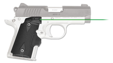[610242007417] Crimson Trace 0156201 Lasergrips  Fits Kimber Micro 9, Green Laser Black Polymer