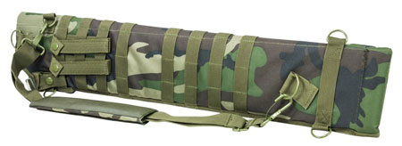 [848754002730] NcStar CVSCB2917WC VISM Shotgun Scabbard Woodland Camo 600D PVC 29"- 34.75"