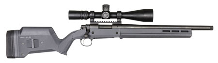 [840815100744] Magpul MAG495-GRY Hunter 700 Stock Fixed with Aluminum Bedding  &  Adjustable Comb Stealth Gray Synthetic for Remington 700 SA
