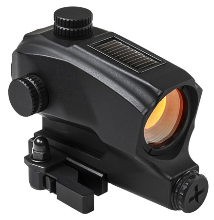 [848754007766] NcStar VDBSOL130 SPD Solar Reflex Sight  Black Anodized 1 x 27 mm 2 MOA Red Dot Quick Release