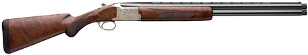 [023614736738] Browning 018163305 Citori Feather Lightning 12 Gauge 3" 2rd 26" Blued Steel Barrels, Satin Nickel Finished Engraved Alloy Receiver, American Black Walnut Stock With Lightening Style Grip