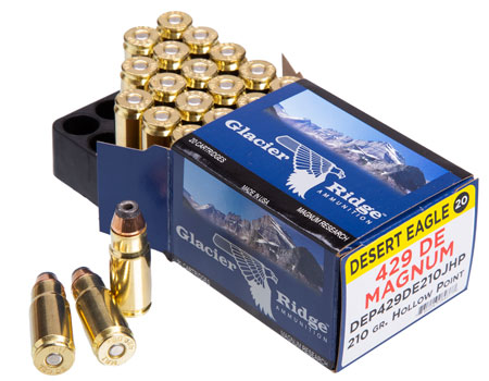 [761226089377] Magnum Research DEP429DE210J Desert Eagle  429DE 210gr Jacketed Hollow Point 20 Per Box/25 Case